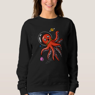 Sweatshirt Astronaute spatiale Octopus Science-fiction