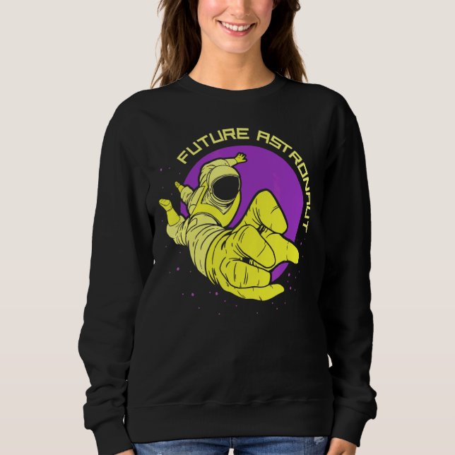 Sweatshirt Astronomie Astronome Futur Rocket Space Planètes (Devant)