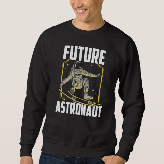 Sweatshirt Astronomie de fusée spatiale des planètes astronau (Devant)