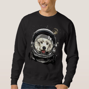 Sweatshirt Astronomie de l'exploration spatiale par un chien