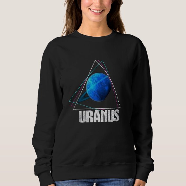 Sweatshirt Astronomie du système solaire Uranus Planet (Devant)