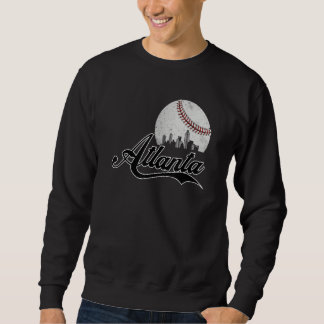 Sweatshirt Atlanta Skyline Atlanta Georgia Baseball Cityscape