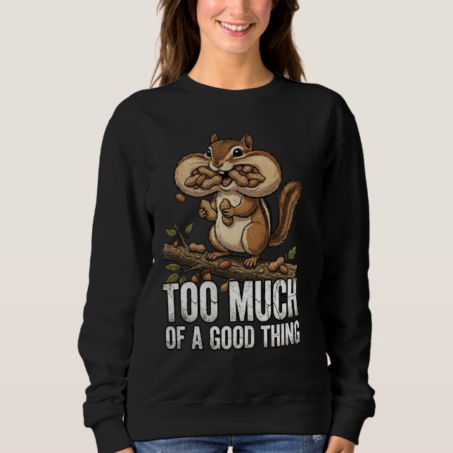 Sweatshirt Attaque de collations de tamia (Devant)