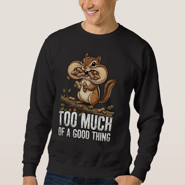 Sweatshirt Attaque de collations de tamia (Devant)