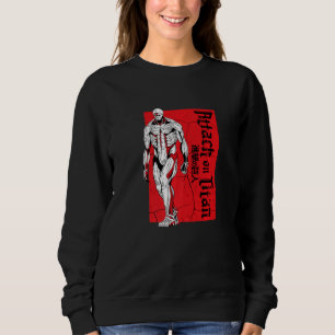 Sweatshirt Attaque sur Titan Saison 4 Armored Titan Red Block