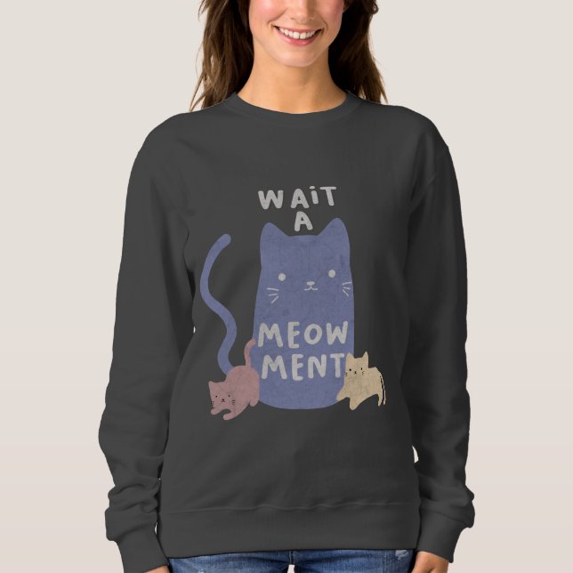 Sweatshirt Attendre un examen (Devant)