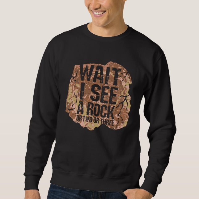 Sweatshirt Attends De Voir Un Rock (Devant)