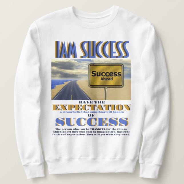 SWEATSHIRT ATTENTE DE SUCCÈS (Design devant)