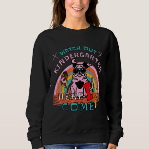 Sweatshirt Attention maternelle j'arrive Pour le retour à l'