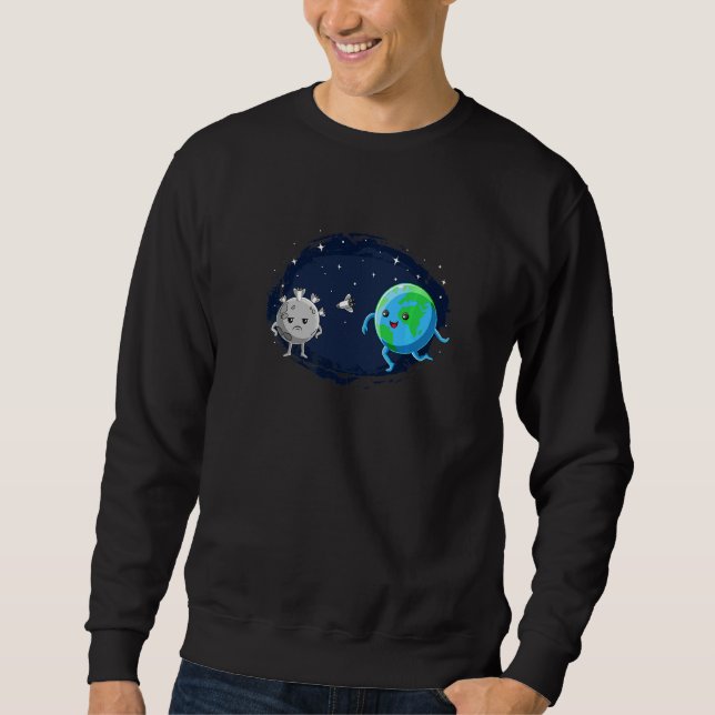 Sweatshirt Atterrissage sur la Lune Astronef Astronaute Explo (Devant)
