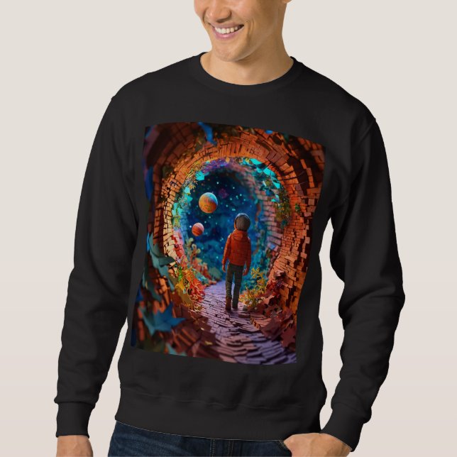 Sweatshirt "Au-delà de la 3D : une nouvelle perspective" (Devant)