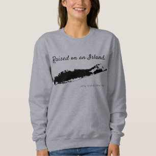Sweatshirt augmenté sur une île, le Long Island