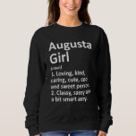 Sweatshirt AUGUSTA GIRL GA GEORGIA Funny City Accueil Racines<br><div class="desc">AUGUSTA GIRL GA GEORGIA Funny City Accueil Racines Sweatshirt cadeau.</div>