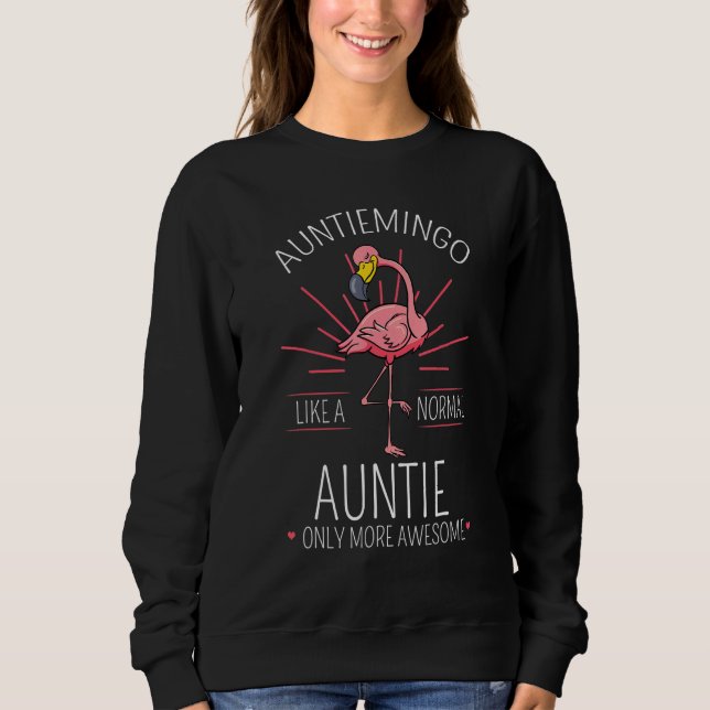 Sweatshirt Auntiemingo Auntie Tante Tia Faunty A (Devant)