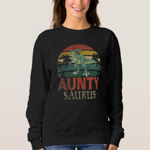 Sweatshirt Auntysaurus Rex Dinosaur Famille Aunty Saurus