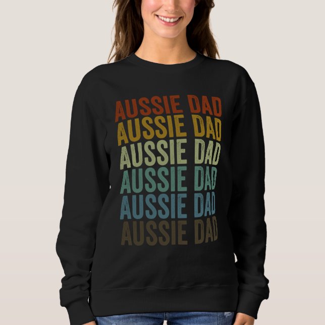 Sweatshirt Aussie Dad Australian Shepherd Dog Dog Dad (Devant)