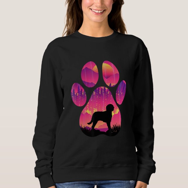 Sweatshirt Aussiedoodle Paw Mom Dad Dog  Women Men (Devant)