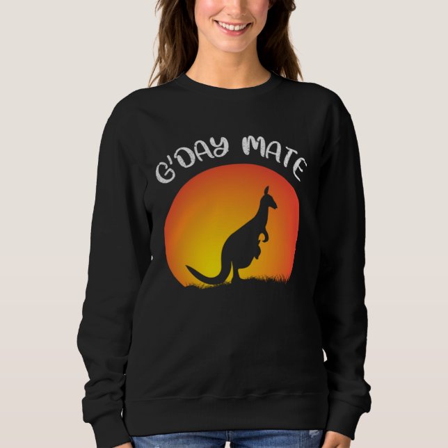 Sweatshirt Australia G day Mate Aussie Pride  Australian (Devant)