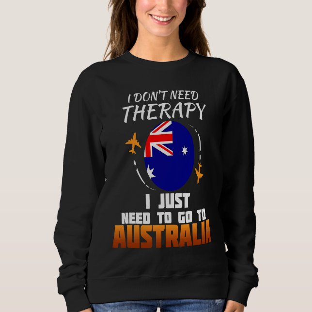 Sweatshirt Australian Flag I Australia Flag I Vacation I Aust (Devant)