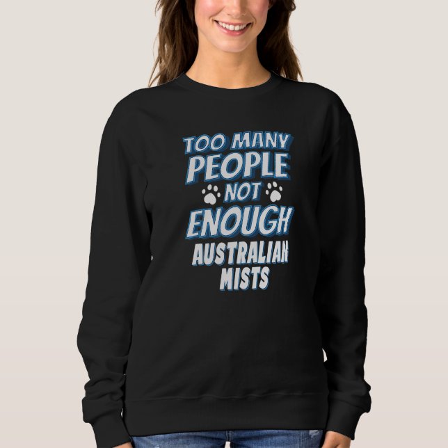 Sweatshirt Australian Mist Cat Dit Introvertie (Devant)