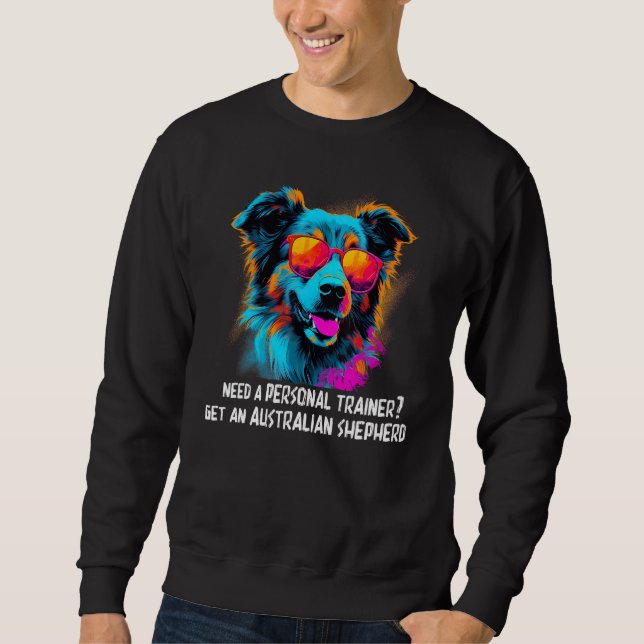 Sweatshirt Australian Shepherd Aussie  3 (Devant)