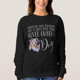 Sweatshirt Australian Shepherd Dog Love Miniature Love My Au
