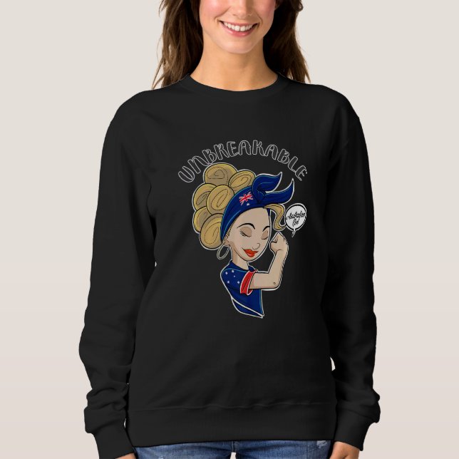 Sweatshirt Australienne fille inbrisable I Heritage Australie (Devant)