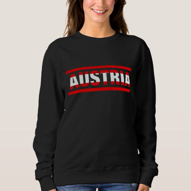 Sweatshirt Austria Flag Lettering It is in my DNA  for Austri (Devant)