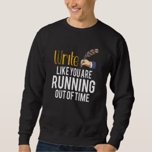 Sweatshirt Auteur Écrivain Literature Livres Bibliothèque