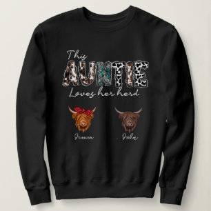 Sweatshirt Autie aime son troupeau