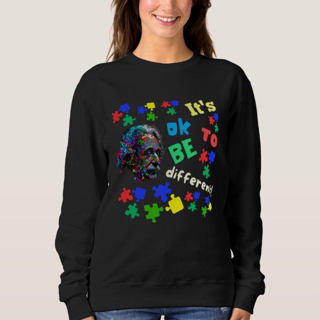 Sweatshirt Autism Awareness Acceptance Science Ok To Be Diffe (Devant)