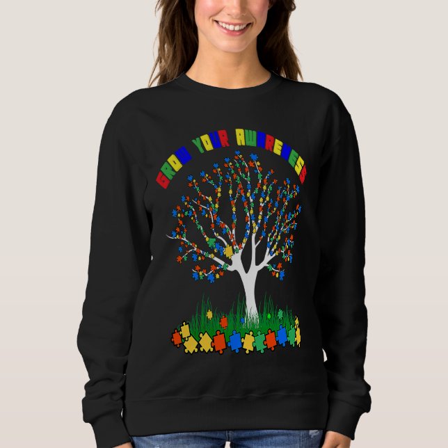 Sweatshirt Autism Awareness Autism Tree  For Autism Kids & Me (Devant)