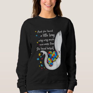 Sweatshirt Autism Awareness Cute Elephant Maman et Kid