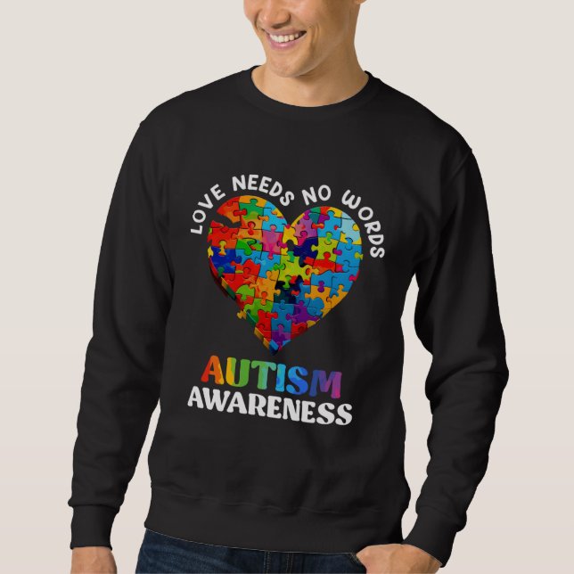 Sweatshirt Autism Awareness Diversity Equality Autistic  1 (Devant)