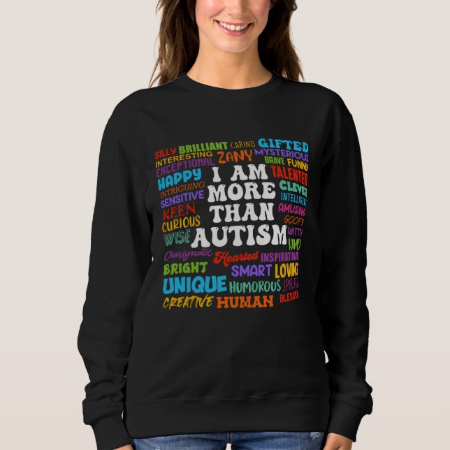 Sweatshirt Autism Awareness Solidarity and Neurodiversity  2 (Devant)