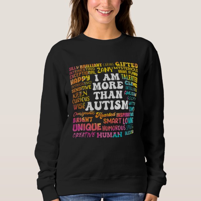 Sweatshirt Autism Awareness Solidarity and Neurodiversity  3 (Devant)