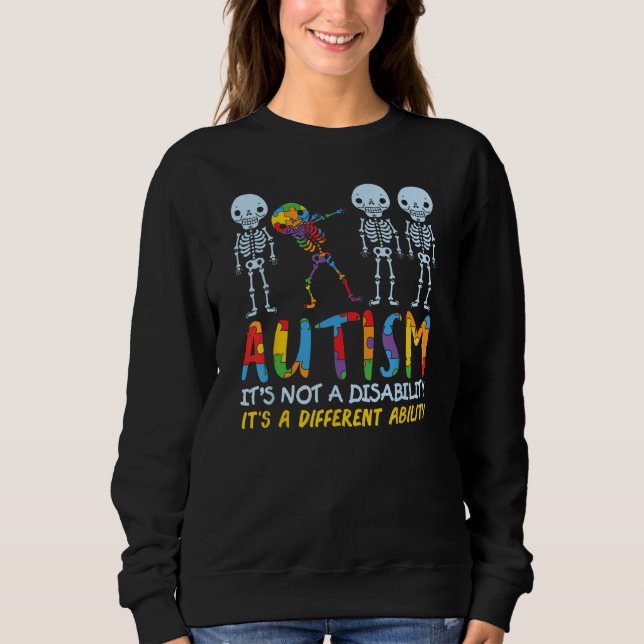 Sweatshirt AUTISM AWARENESS Support Autism Kids for Mom Dad (Devant)