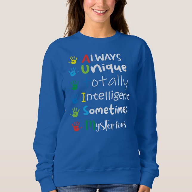 Sweatshirt Autism Mama Autism Awareness Autistic Boys Girls  (Devant)