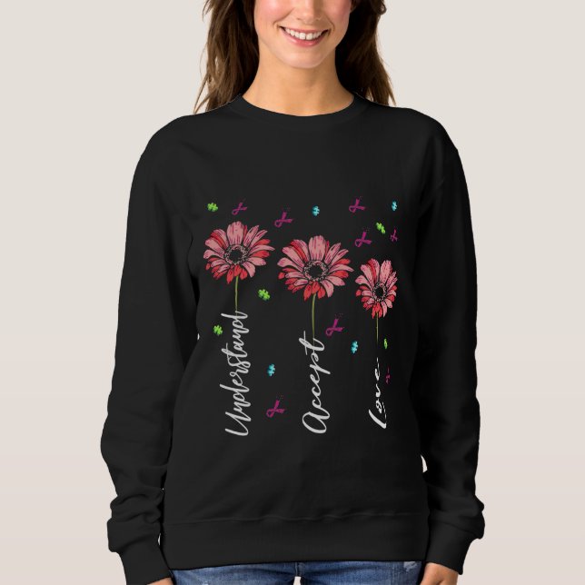 Sweatshirt Autism Maman Sensibilisation sur l'autisme Daisy F (Devant)