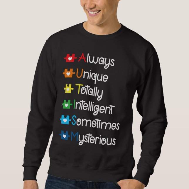 Sweatshirt Autism Mom  Autism Awareness  Autistic Boys Girls (Devant)
