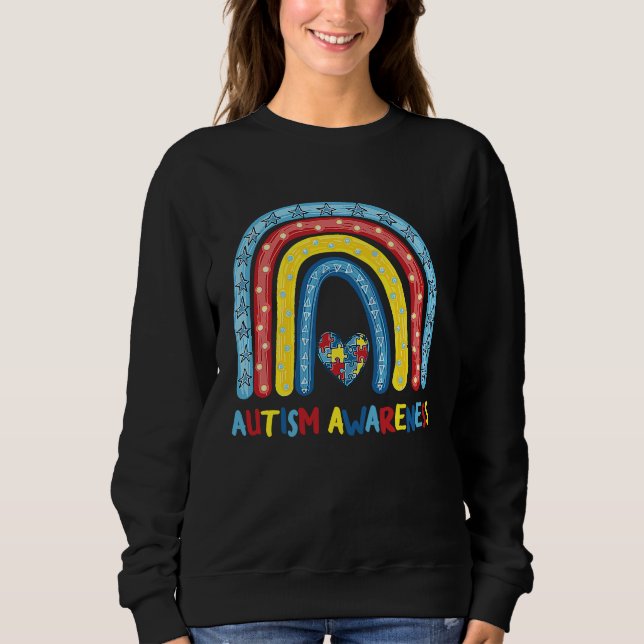 Sweatshirt Autism Rainbow (Devant)