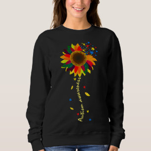 Sweatshirt Autism Sunflower Autism Awareness Day Gif Mens Wom