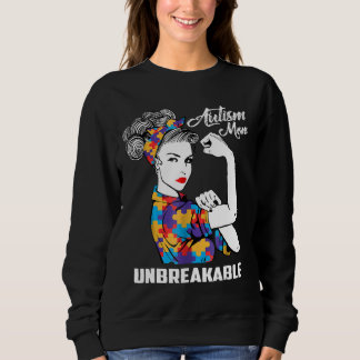 Sweatshirt Autisme-Autisme Maman Sensibilisation sur l'autism