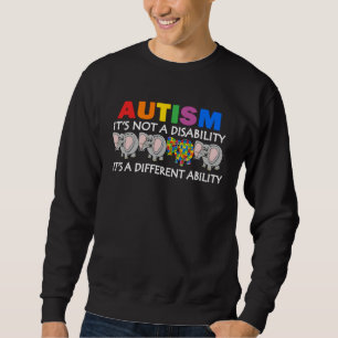 Sweatshirt Autisme C'est une capacité différente Sensibilisat