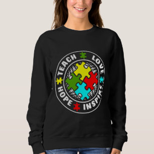 Sweatshirt Autisme Enseignant Éducation Spéciale Retour