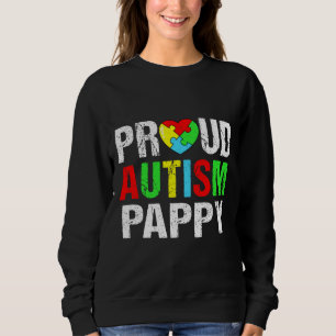 Sweatshirt Autisme fière et déprimée Famille de coeur appy Ma