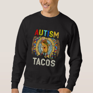 Sweatshirt Autisme Maman Rétro Tee Taco Vintage Tacos Mardi M