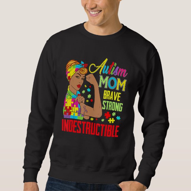 Sweatshirt Autisme Maman Sensibilisation sur l'autisme indest (Devant)