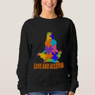 Sweatshirt Autisme Yoga Fille Amour Et Acceptation