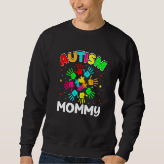 Sweatshirt Autistic Mommy Puzzle Soutien Famille Autism Award